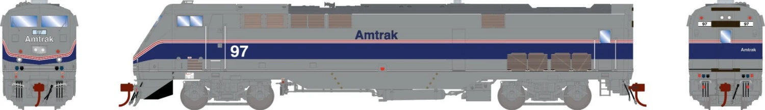 Athearn G81236 HO GE P42DC Diesel Locomotive Amtrak #97 DCC Ready