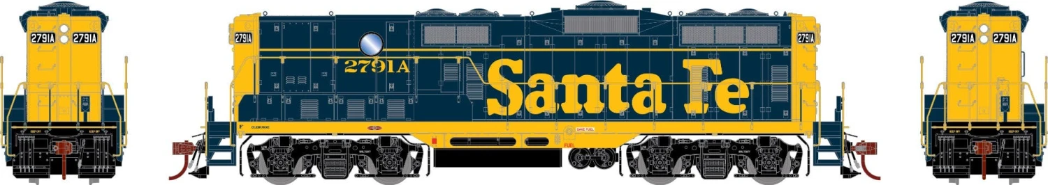 Athearn G82609 HO EMD GP7 Santa Fe #2791A