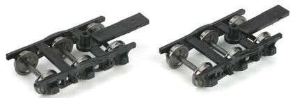 Athearn #90413 Truck 6-Wheel Passenger/Black 36" Metal Whl(2)