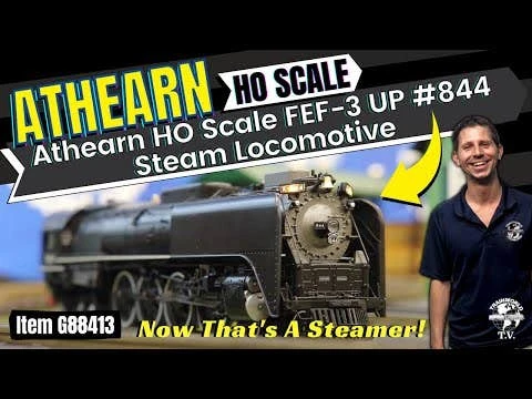 Athearn #G88413 FEF-3 4-8-4 W/DCC & Sound UP #844 - Image 2